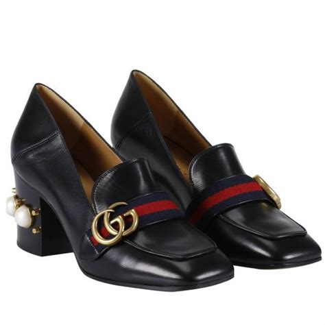 mocassino gucci donna con tacco|Nuova collezione di mocassini da donna di Gucci su FARFETCH.